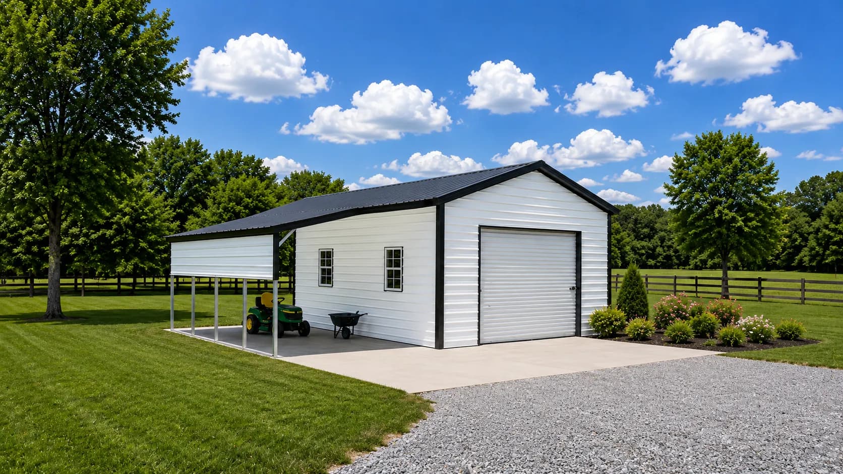 Three-Car Garage