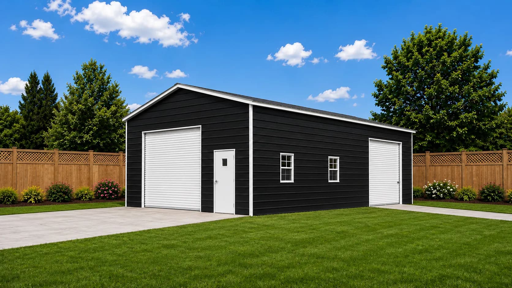Three-Car Garage